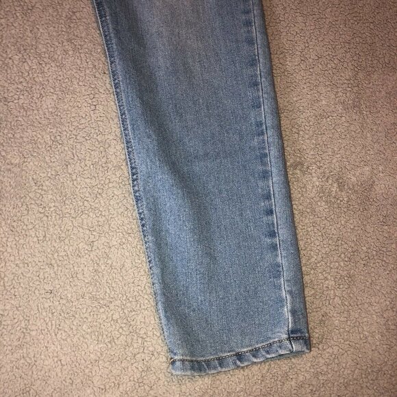 CAT & JACK Girls Embroidered Unicorn Denim Overalls Sz XL 14-16 - Picture 5 of 12